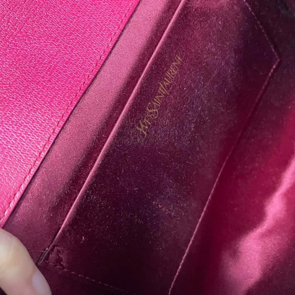 100% Authentic Saint Laurent Leather Long Wallet - Picture 12 of 12